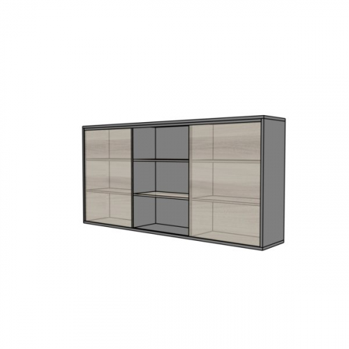 Szafa biurowa EVZ17 drzwi przesuwne 240x43x117h