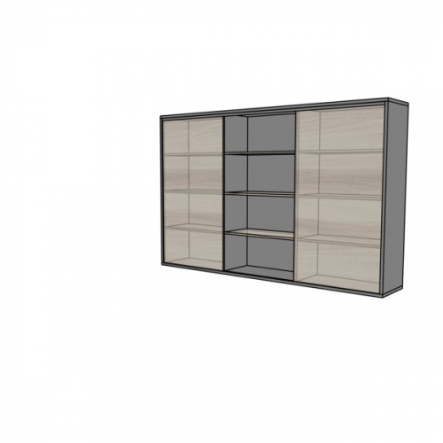 Szafa biurowa EVZ19 drzwi przesuwne 240x43x154h