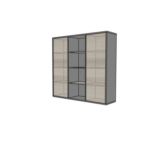 Szafa biurowa EVZ24 "push to open"  160x43x154h