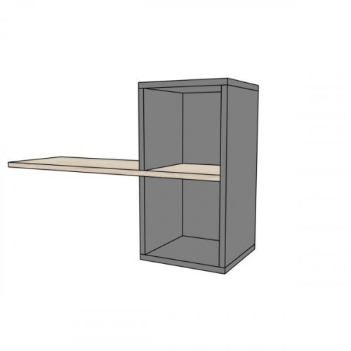 Regał biurowy wiszący  EVZ13 120x39x77h