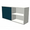 Szafka biurowa wisząca  EVZ14 drzwi przesuwne 160x43x76,8h