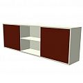 Szafka biurowa wisząca  EVZ15 drzwi przesuwne 240x43x76,8h