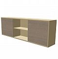 Szafka biurowa wisząca  EVZ15 drzwi przesuwne 240x43x76,8h