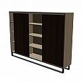 Szafa biurowa EVZ19 drzwi przesuwne - na płozie 240x43x169h