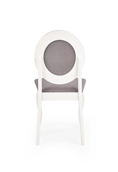 BAROCK krzesło biały / popielaty