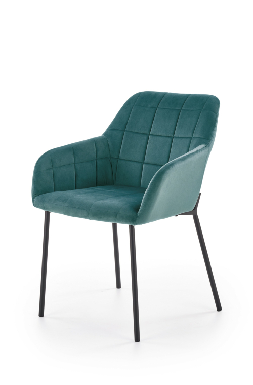 K305 krzesło czarny / ciemny zielony (1p=2szt)