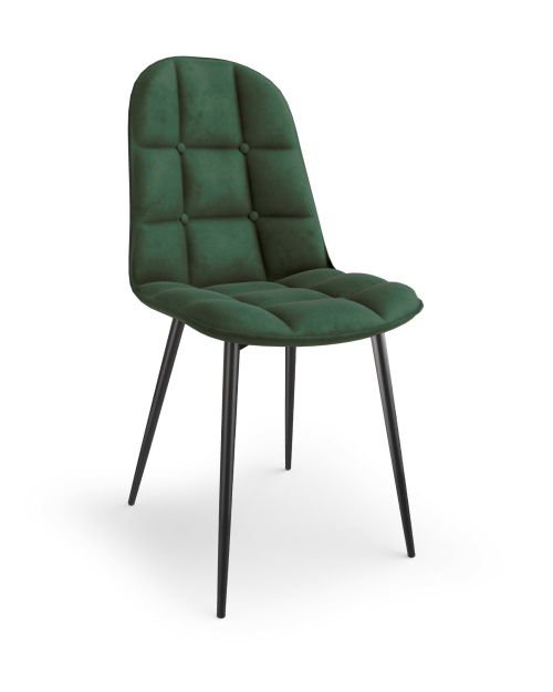 K417 krzesło ciemny zielony velvet (1p=1szt)