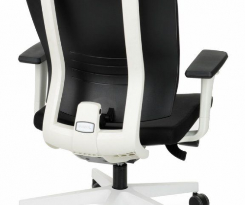 Fotel biurowy MAXPRO WT white/chrome