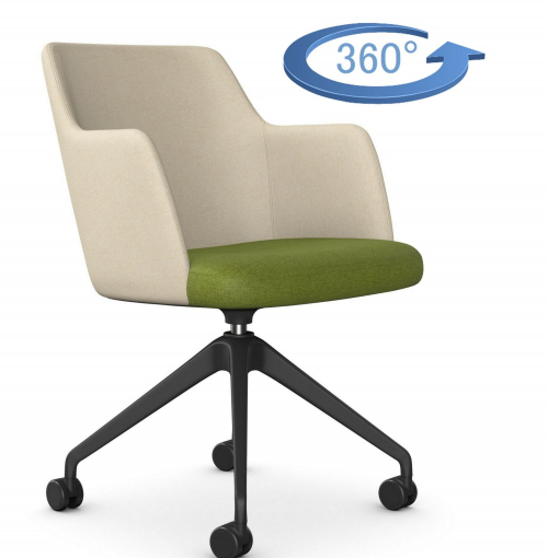 Krzesło NOMA 401-411 obrotowe- z podłokietnikami/ wybór koloru tapicerki