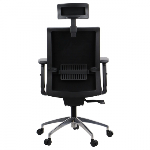 RIVERTON F/H-ALU  Fotel Biurowy czarny-szary