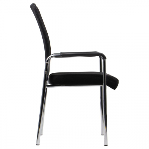 Krzesło dostawne CN-7501 czarny z podłokietnikami