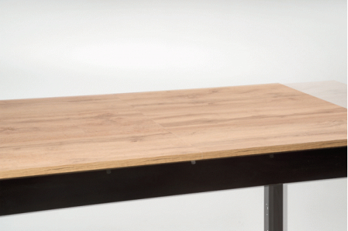 COBALT stół 120/68/77cm, kolor dąb wotan/czarny