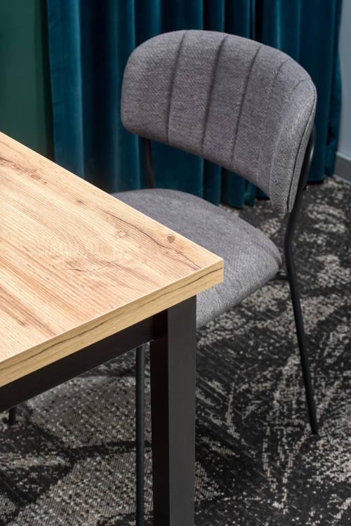 COBALT stół 120/68/77cm, kolor dąb wotan/czarny