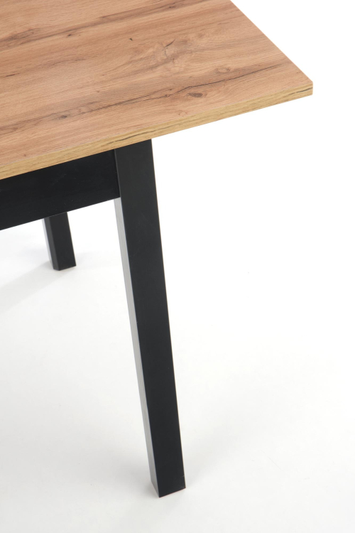 GREG stół rozkładany kolor dąb wotan/czarny