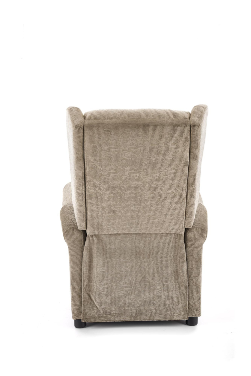AGUSTIN M fotel rozkładany z funkcją masażu beżowy