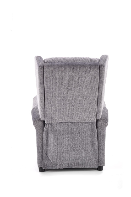 AGUSTIN M fotel rozkładany z funkcją masażu popielaty