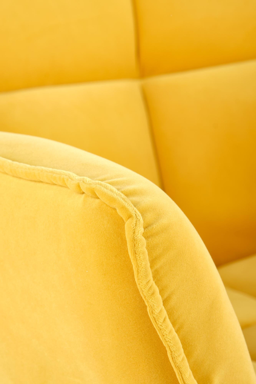 Fotel klubowy BELTON żółty