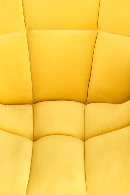 Fotel klubowy BELTON żółty