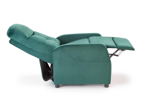FELIPE 2 fotel wypoczynkowy ciemny zielony, BLUVEL #78