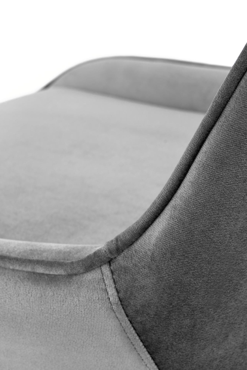 Krzesło obrotowe RICO popielaty velvet