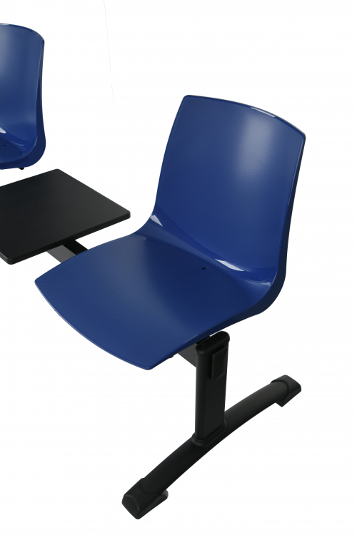 Ławka ARI 3T 2 osobowa + stolik - niebieska