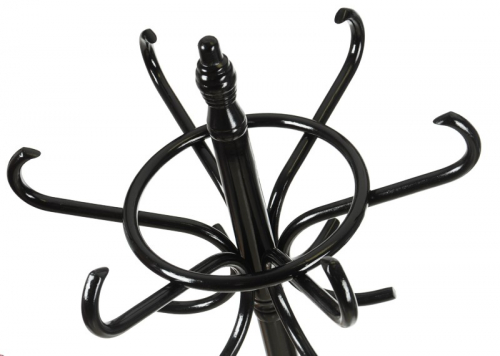 Wieszak drewniany WDR-1/BL CZARNY