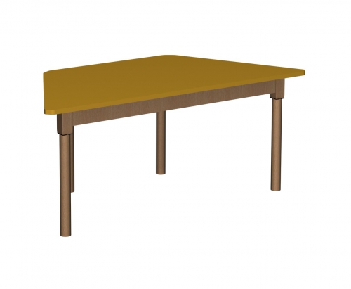 Stolik MB trapezowy drewniany/ opcja regulacja wysokości