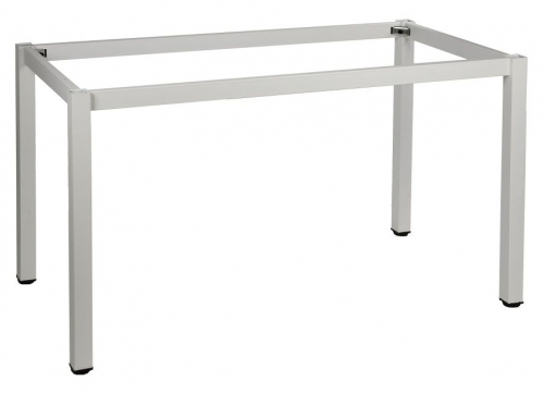 Stelaż metalowy do stołu i biurka A057/KB 156x66 cm, nogi kwadratowe 5x5 cm - BIAŁY 
