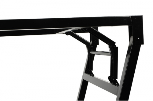 Stelaż składany do stołu i biurka 24/A-K - aluminium kwadrat 76x76 cm