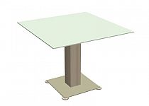 Stolik z blatem szklanym LINUS L0907 - 80x80x70h