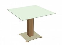 Stolik z blatem szklanym LINUS L0907 - 80x80x70h