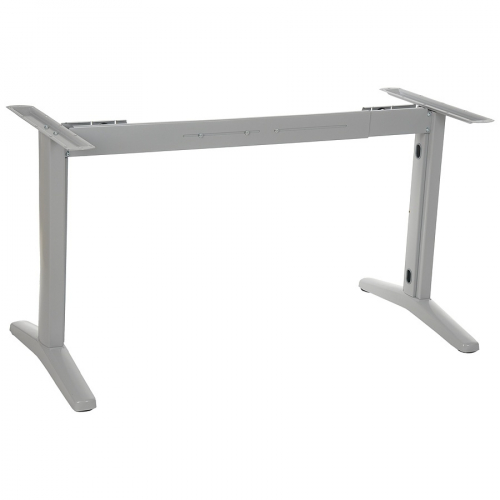 Stelaż metalowy do stołu/biurka STT-01 z regulacją długości belki 119-159 x szer.58 x wys. 72,5 cm, kolor aluminium