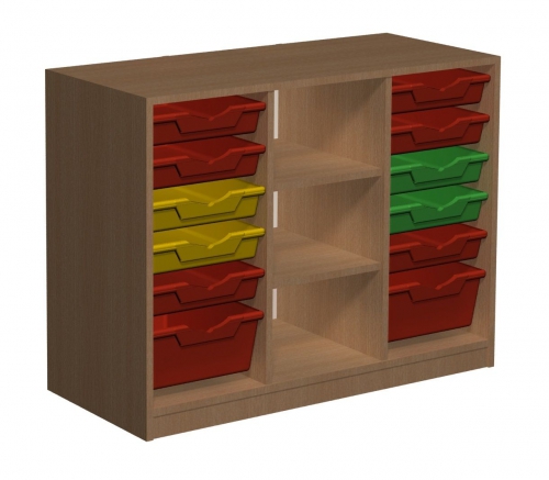 Regał przedszkolny z pojemnikami Primo 93 bez nadstawki