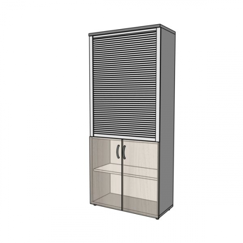 Szafa biurowa PS13 80X39X183H z żaluzją