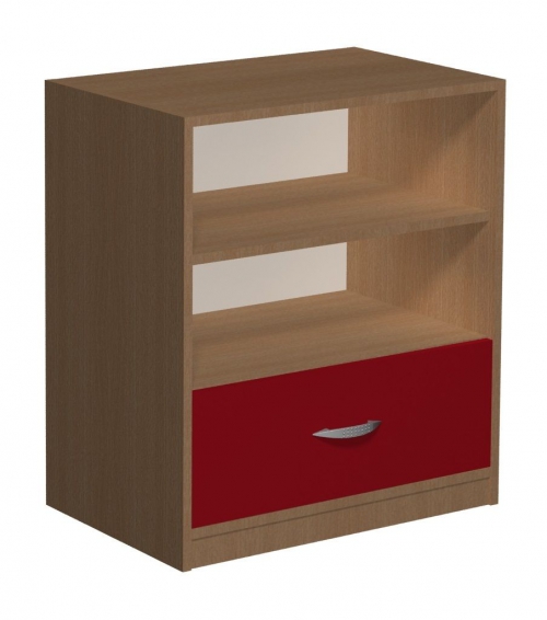 Regał przedszkolny z szufladą Primo 120 - bez nadstawki