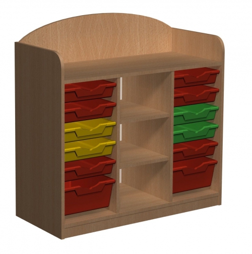 Regał przedszkolny Primo 165 z nadstawką