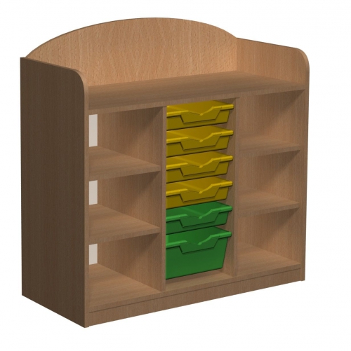 Regał przedszkolny Primo 166 z nadstawką