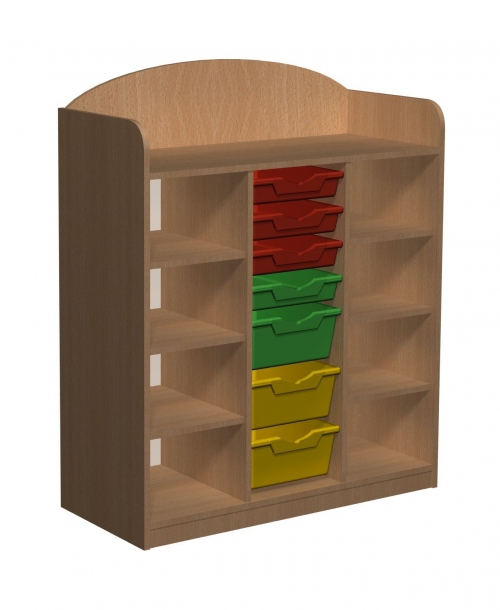 Regał przedszkolny Primo 198 z nadstawką