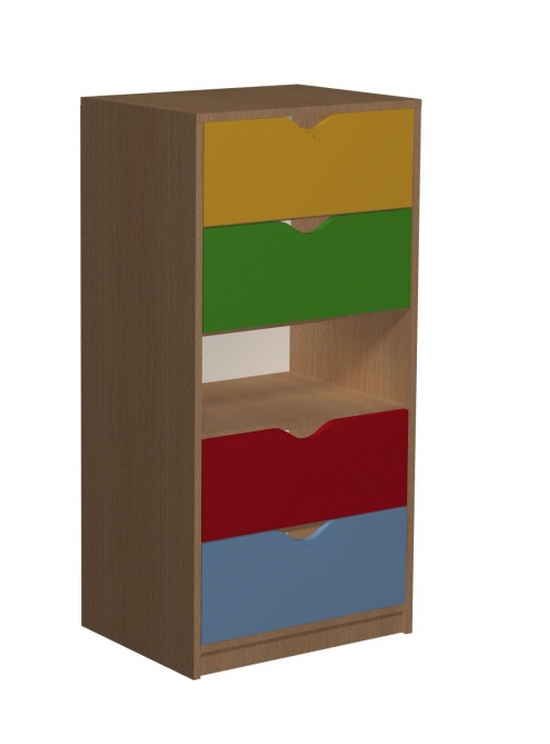 Regał z 4 szufladami 31 Małgosia