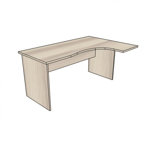 Biurko PRIMUS PB54P/39 prawe 160/39x110x75h