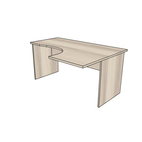 Biurko PRIMUS PB56P/60 prawe 160/60x110x75h