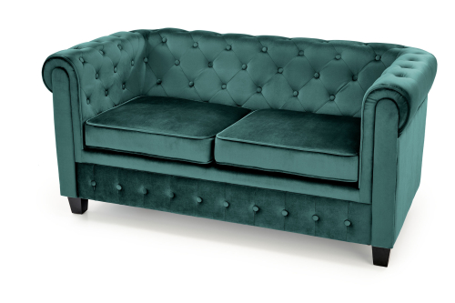 ERIKSEN XL sofa - fotel wypoczynkowy ciemny zielony / czarny