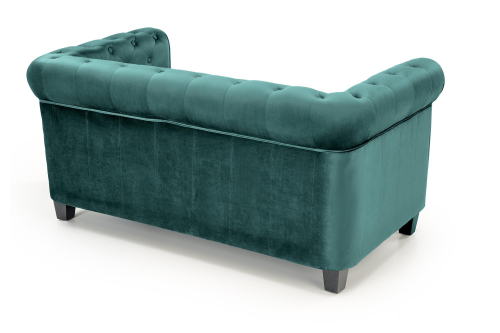 ERIKSEN XL sofa - fotel wypoczynkowy ciemny zielony / czarny