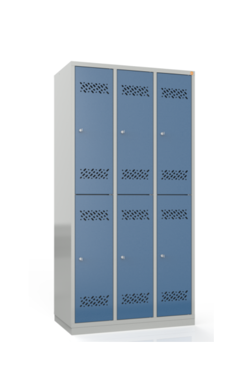 Szafa metalowa szkolna skrytkowa BHP/3/6MG