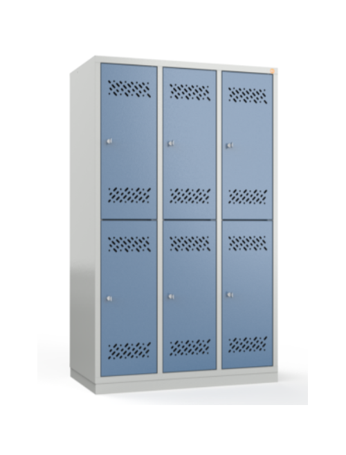 Szafa metalowa szkolna skrytkowa BHP/3/6MS