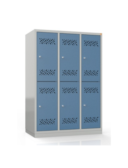 Szafa metalowa szkolna skrytkowa BHP/3/6MP