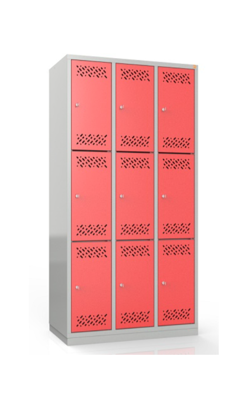 Szafa metalowa szkolna skrytkowa BHP/3/9MG