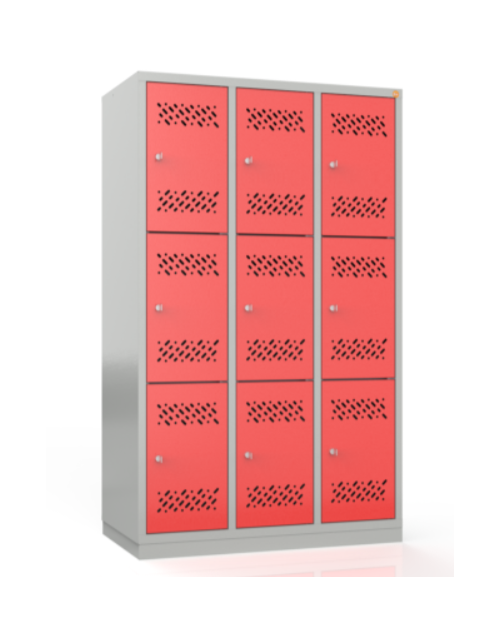 Szafa metalowa szkolna skrytkowa BHP/3/9MS