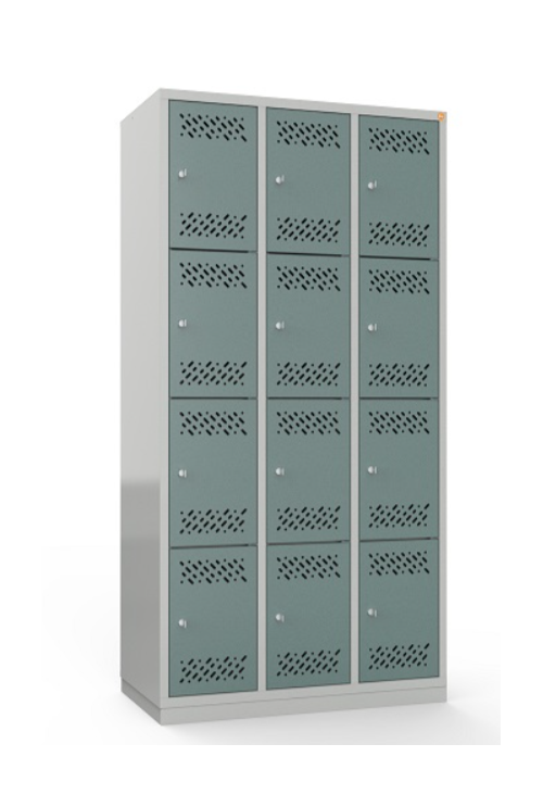 Szafa metalowa szkolna skrytkowa BHP/3/12MG