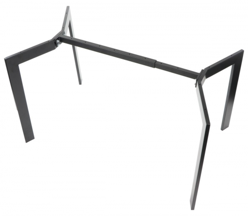 Stelaż metalowy do stołu/biurka NY-HF05RB/B z regulacją długości belki 105-145x szer. 78x wys. 72,5 cm, kolor czarny